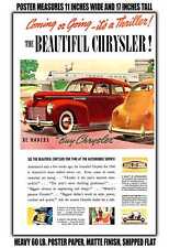 11x17 POSTER - 1940 Chrysler Sedans picture