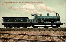 Caledonian Railway Co Passenger & Goods Engine RR Train Postcard picture