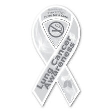 Lung Cancer Awareness 2-in-1 Ribbon  Magnet picture