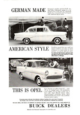 1959 Print Ad Buick Dealers Opel German Made American Style Big Small Car GM picture