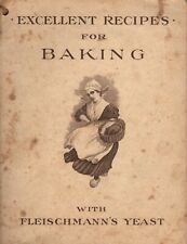 VINTAGE 1910 BOOK EXCELLENT RECIPES FOR BAKING WITH FLEISCHMANN'S YEAST picture