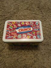 Vintage NBA Nestle Crunch Collectible Tin 1992 Old Logos 6'' x 3.5'' x 3.75'' picture