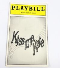 Kiss Me Kate Martin Beck Theatre Playbill April 2000 picture