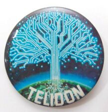 TELIDON 1980 Pinback Badge Button Origin Of The Internet Tree Of Life Excellent picture
