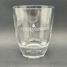 ✅ Courvoisier French Cognac Rocks Snifter Neat Glass with Logo Clear Round picture