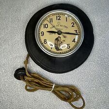 Original Vintage Fisk Tire Clock Telechron Time To Re-Tire Electric Clock picture