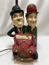 Vintage Laurel And Hardy Chalk Lamp picture