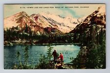 Rocky Mountain Nat'l Park CO-Colorado, Nymph Lake, Fishermen, Vintage Postcard picture