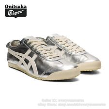 Silver Onitsuka Tiger Mexico 66 Sneakers Classic Unisex Running Casua Shoe NEW picture