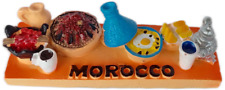 New Fridge Magnet ceramics Marrakesh Traditional I Love Moroccan food Tagine picture