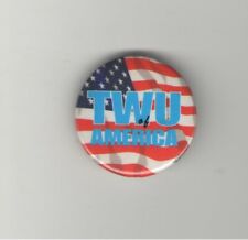 Old LABOR UNION pin TWU America Transport Workers ? Telecommunications ? ... picture