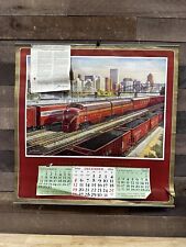 Vintage 1955 Pennsylvania Railroads Calendar “Pittsburgh Promotes Progress” picture
