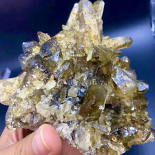 1.6LB Large Natural yellow Crystal Himalayan quartz cluster /mineralsls picture