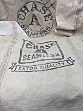 Chase A Extra Quality Seamless Vintage Heavy Cotton Seed Feed Grain Sack picture