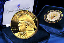 Trump Gold Eagle Coin with Gift Box MAGA Collectible picture