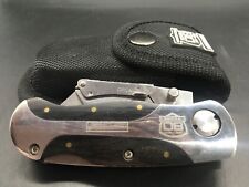 Craftsman folding razor knife & belt case Special Edition 80 YEARS 1927-2007 picture
