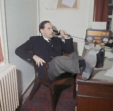 Jeremy Thorpe Takes A Call 1967 OLD PHOTO picture