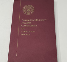 2005 Arizona State University Fall Commencement And Convocation Program Book picture