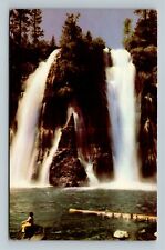 Redding CA, Burney Falls, California Vintage Postcard picture