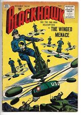 Quality BLACKHAWK No. 107 (1956) The Winged Menace VG+ picture