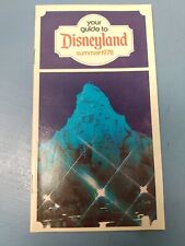 Your Guide To Disneyland Summer 1978 brochure (LL) picture