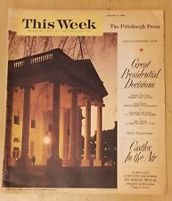 The Pittsburgh Press This Week Magazine Special Features Edition Jan 31 1965 picture
