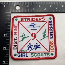 2001 Girl Scouts San Jacinto Council District Nine Striders Patch GSSJC 20R3 picture