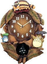 Rhythm CITIZEN Studio Ghibli Wall Clock My Neighbor Totoro M837N NEW F/S picture