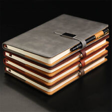 A5 PU Leather Vintage Journal Notebook Lined Paper Diary Planner with Buckle picture