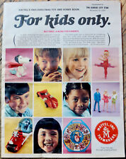 MATTEL 1969 Christmas Toy and hobby book catalog newspaper supplement picture