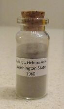 One Vial of Personally Collected Mt St Helens Volcano Eruption Volcanic Ash 1980 picture