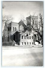 c1950's Masonic Mason Hall View Burlingame Kansas KS RPPC Photo Postcard picture