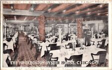 Vintage Postcard The Foyer Boston Oyster House Chicago IL Illinois         A-154 picture