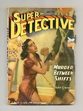 Super-Detective Pulp Jan 1943 Vol. 4 #1 VG picture