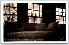 RPPC Oregon Mt Hood Government Camp Timberline Lodge View From Bedroom AP8 picture