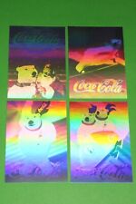 1995 COCA COLA SERIES 3 INSERT POLAR BEAR HOLOGRAM 4 CARD SET COLLECT-A-CARD picture