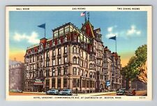 Boston MA-Massachusetts, Hotel Vendome, Advertising, Vintage Postcard picture