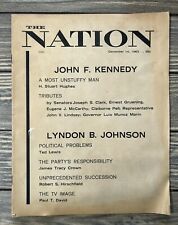 Vintage December 14 1963 The Nation Paper John F Kennedy picture
