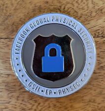 Long Retired Facebook Global Security Challenge Coin picture