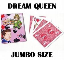 DREAM QUEEN JUMBO SIZE CARD MENTALISM MIND READING BICYCLE BACK MAGIC TRICK picture