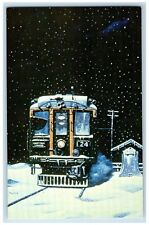 c1950's Milwaukee Electric Railway Interurban Car Train Heavy Weight Postcard picture
