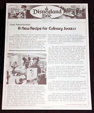 Disneyland Line 1977 Australia Country Music Space Mountain Premiere Exec. Chef picture