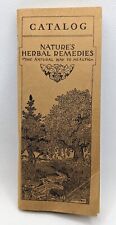 1933 Nature's Herbal Remedies Catalog Joseph Meyer Medicine Pamphlet picture