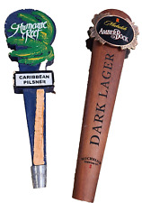HURRICANE REEF Caribbean PILSNER & Michelob Amber Bock Dark Draft Beer Taps picture