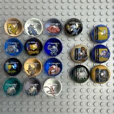 Lot of 13 Pokémon Toybiz Marbles -3 Halos & 2x Rare Omastar +4x Digimon Marbles picture