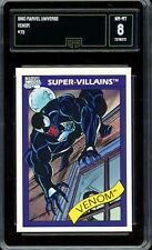1990 Impel Marvel Universe #73 Super-Villains ~ Venom ~ GMA 8 NM-MT picture