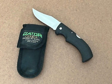 GERBER - 650 Gator Folding knife lockback w/Sheath ORIGINAL USA Portland - COND picture