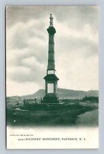 Patterson Soldier's Monument NJ  New Jersey Postcard picture