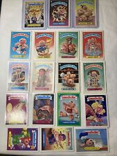 lot of original Garbage Pail Kids 1st And 2nd series 18 Cards Live Mike Sumo Sid picture