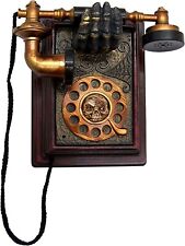 Animated Halloween Vintage Style Spooky Phone with Skeleton Hand picture